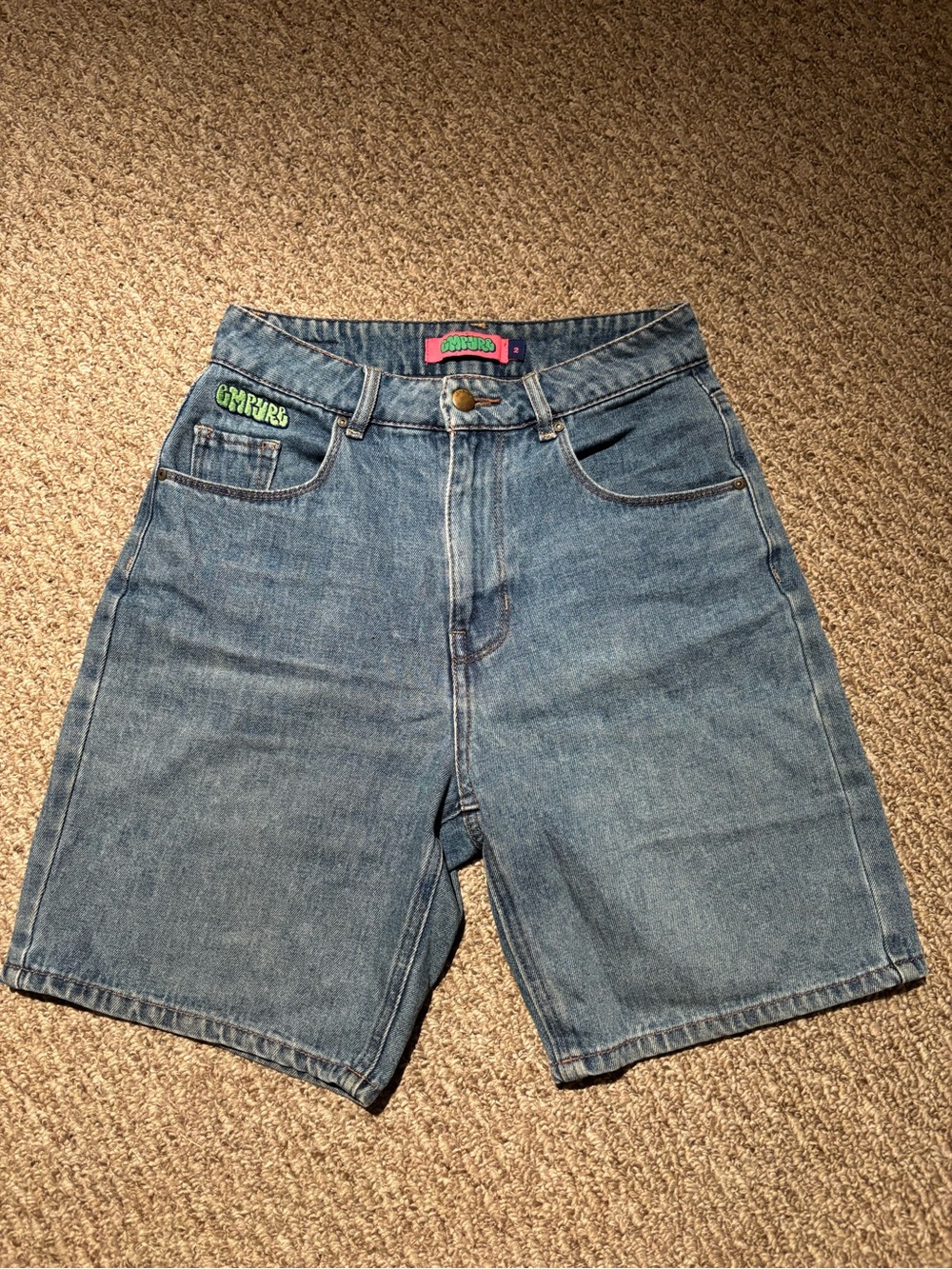 Empyre Classic Blue Denim Jean Shorts